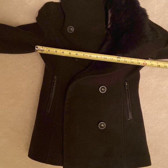 Mackage Cashmere Blended & Shearling Coat - Picture 14 of 16